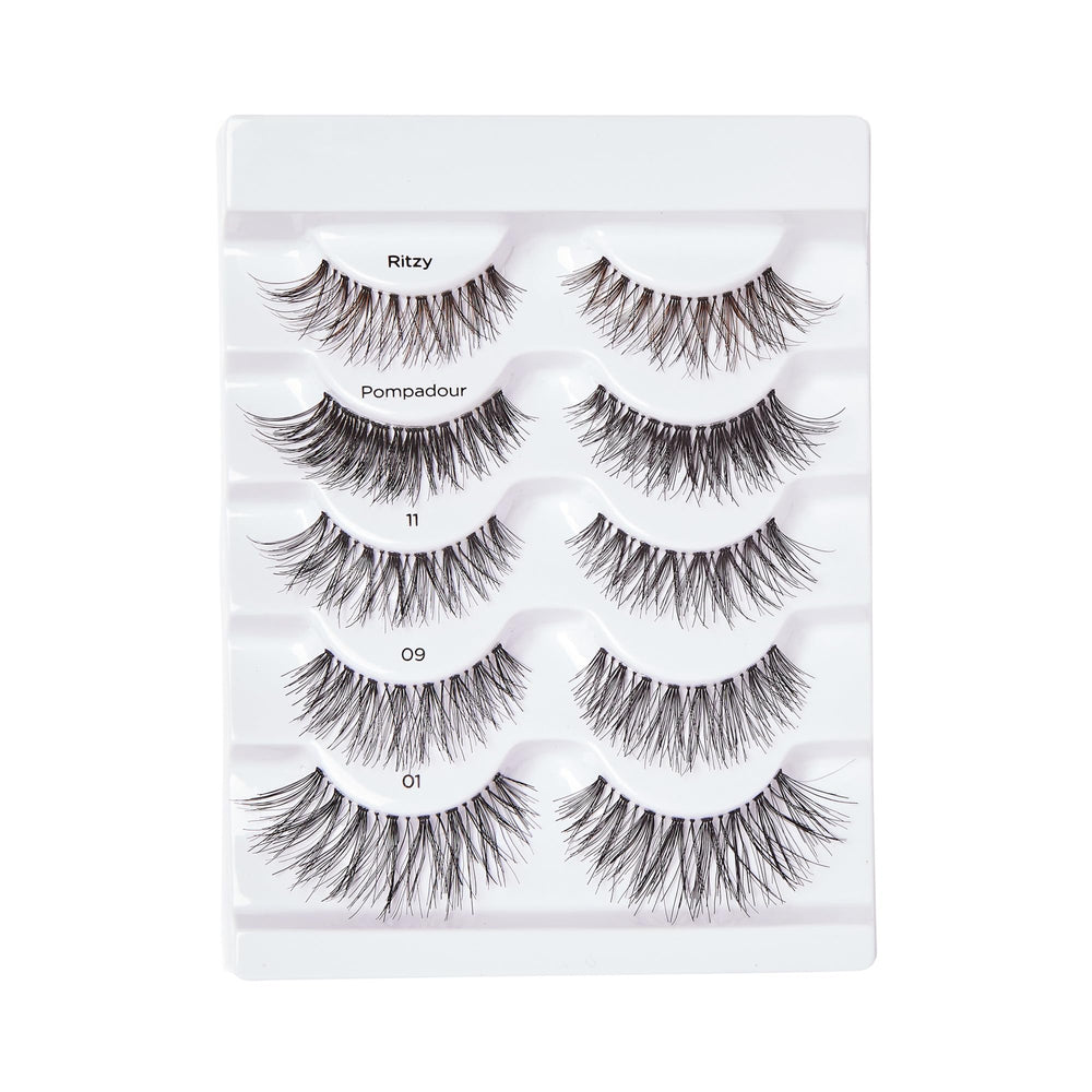 KISS clear-band lashes blend with your lashes for a seamless finish.