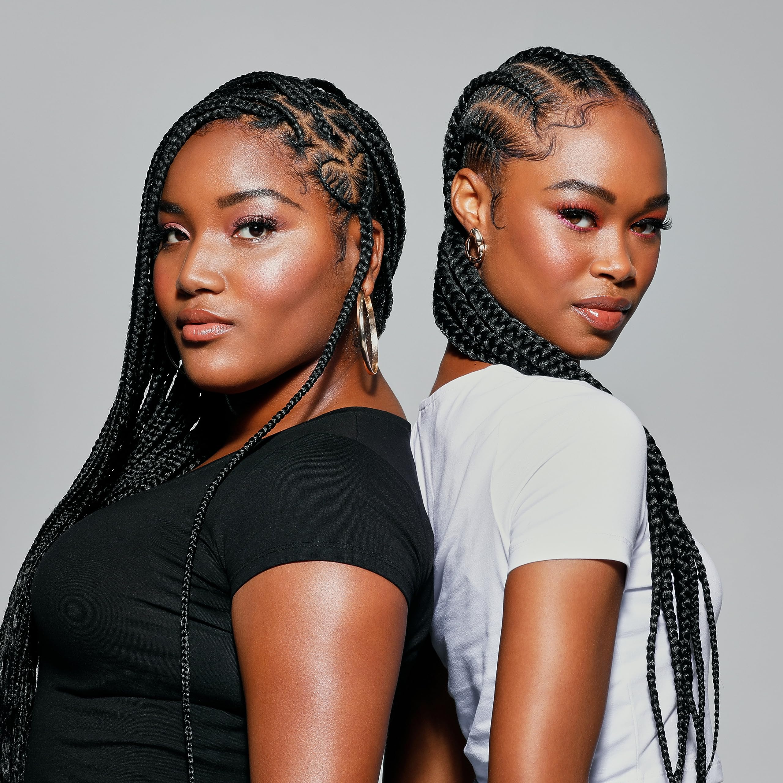 KISS Colors & Care Braid Gel with honey and shea butter nourishes ends