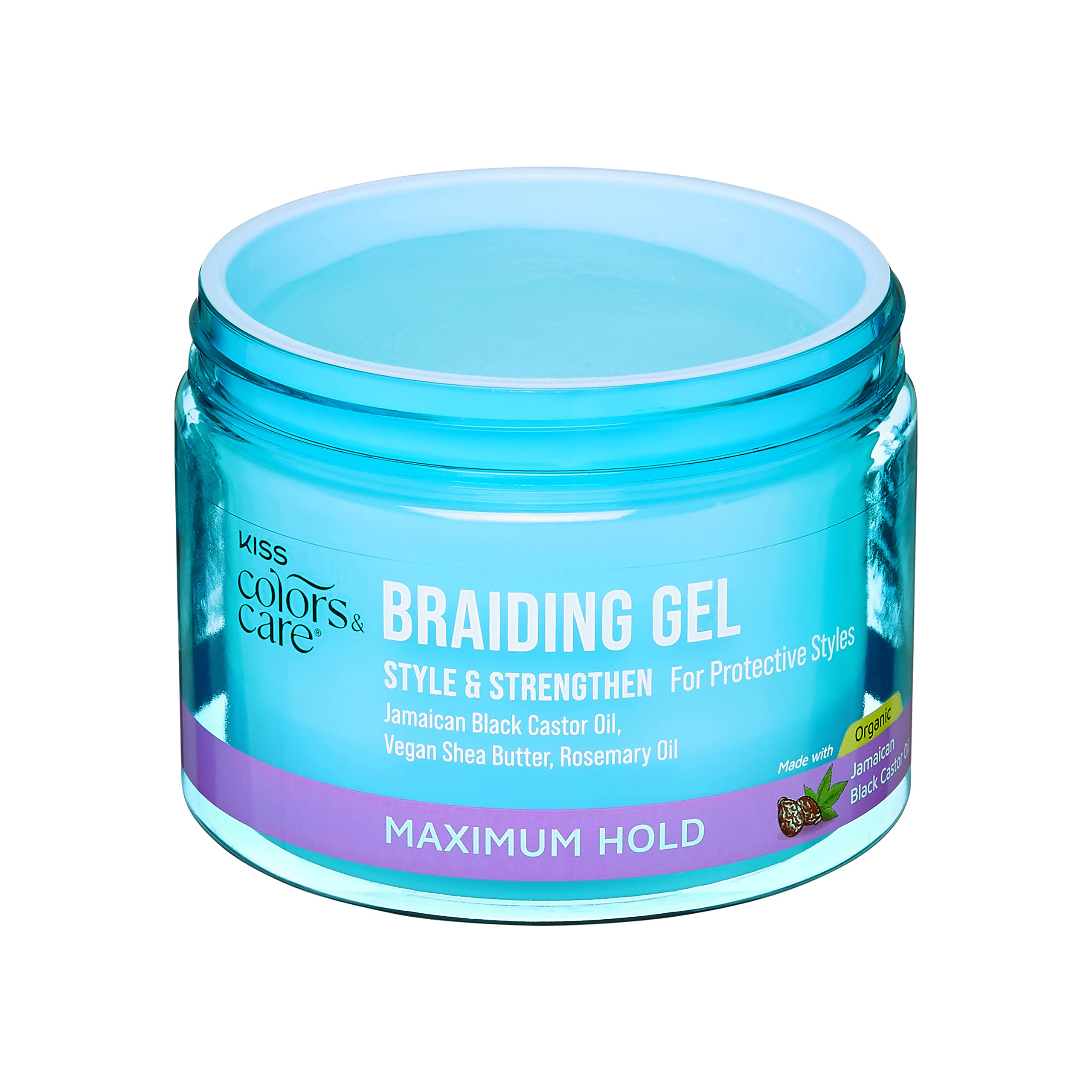 KISS Colors & Care Braid Gel boosts shine and moisture