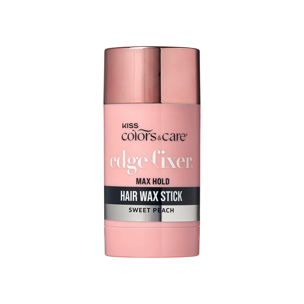 KISS Colors & Care Hair Wax Stick con dispensador de empuje para aplicación controlada.