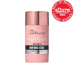 Textura no grasa de KISS Colors & Care Hair Wax Stick para un peinado limpio.