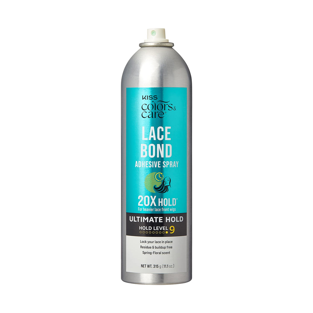 KISS Colors & Care Lace Bond Spray safe on skin and hair