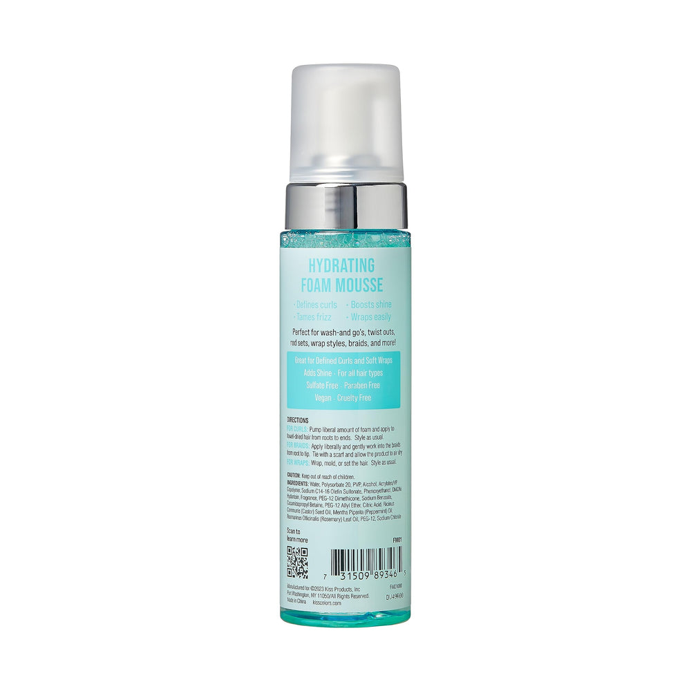 KISS COLORS & CARE Mousse potencia volumen gracias al aceite de ricino.