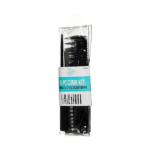 KISS Colors & Care pin-tail comb for precise parting and styling