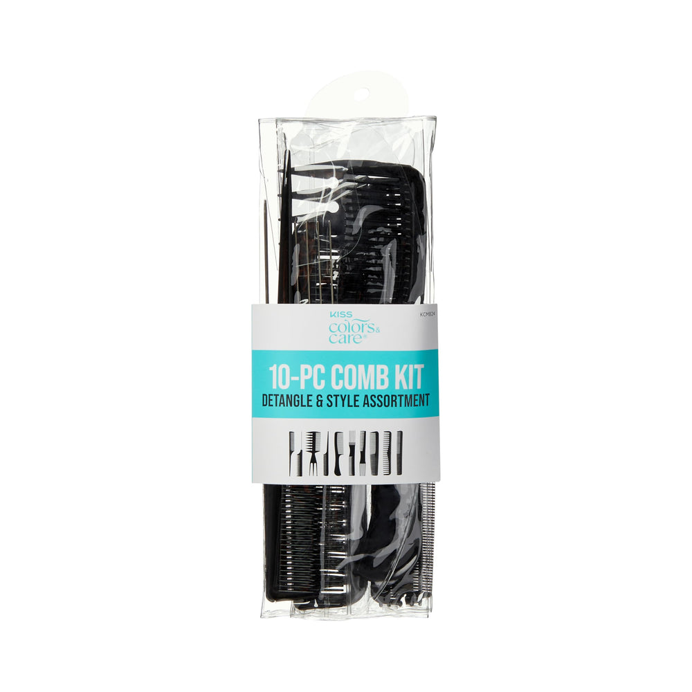 KISS Colors & Care rake comb for detangling and smoothing hair