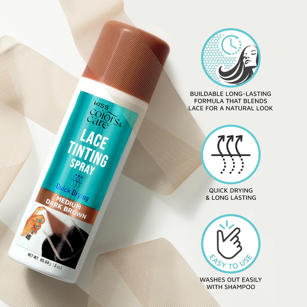 KISS Colors & Care sweat-resistant formula ready for active days