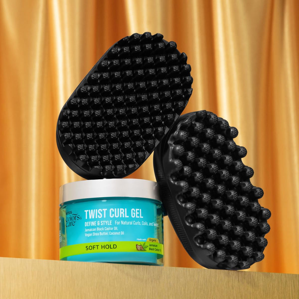 KISS COLORS & CARE Twist King non-absorbent design keeps hair moisturized and quick-drying.