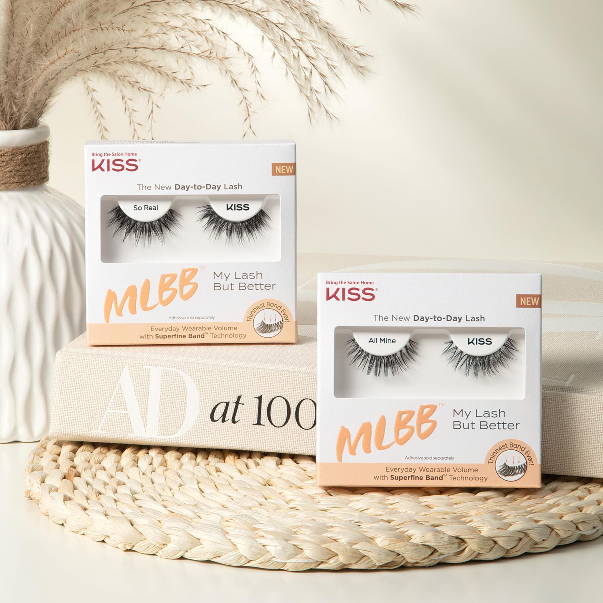 KISS Comfortable wear volume lashes for any occasion.