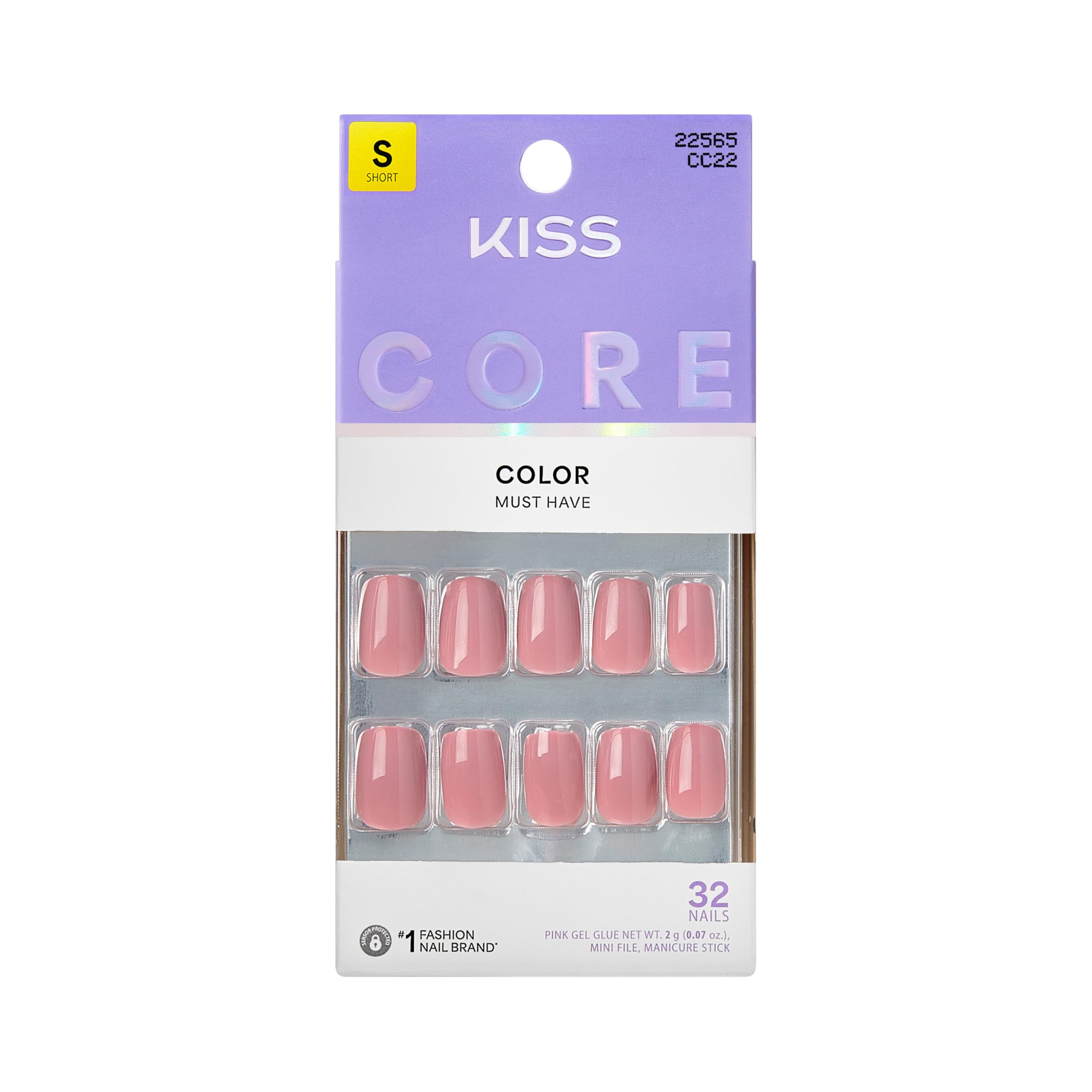 KISS CORE Felicity: set de uñas para un look diario versátil.