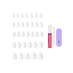 KISS CORE manicure stick helps precise alignment during application.