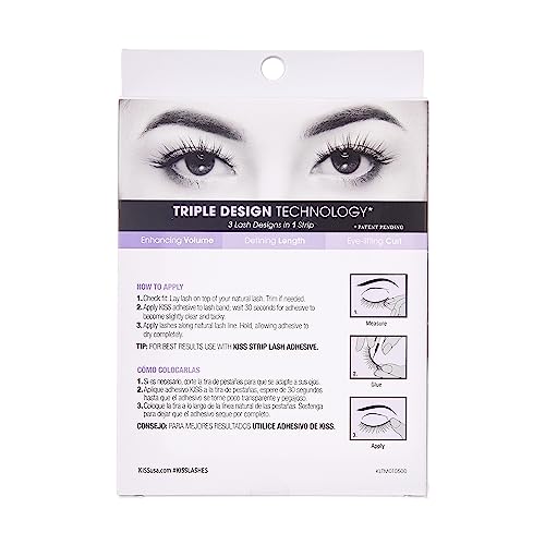 Kiss Cushion Flexi Band provides comfortable, seamless lash wear.