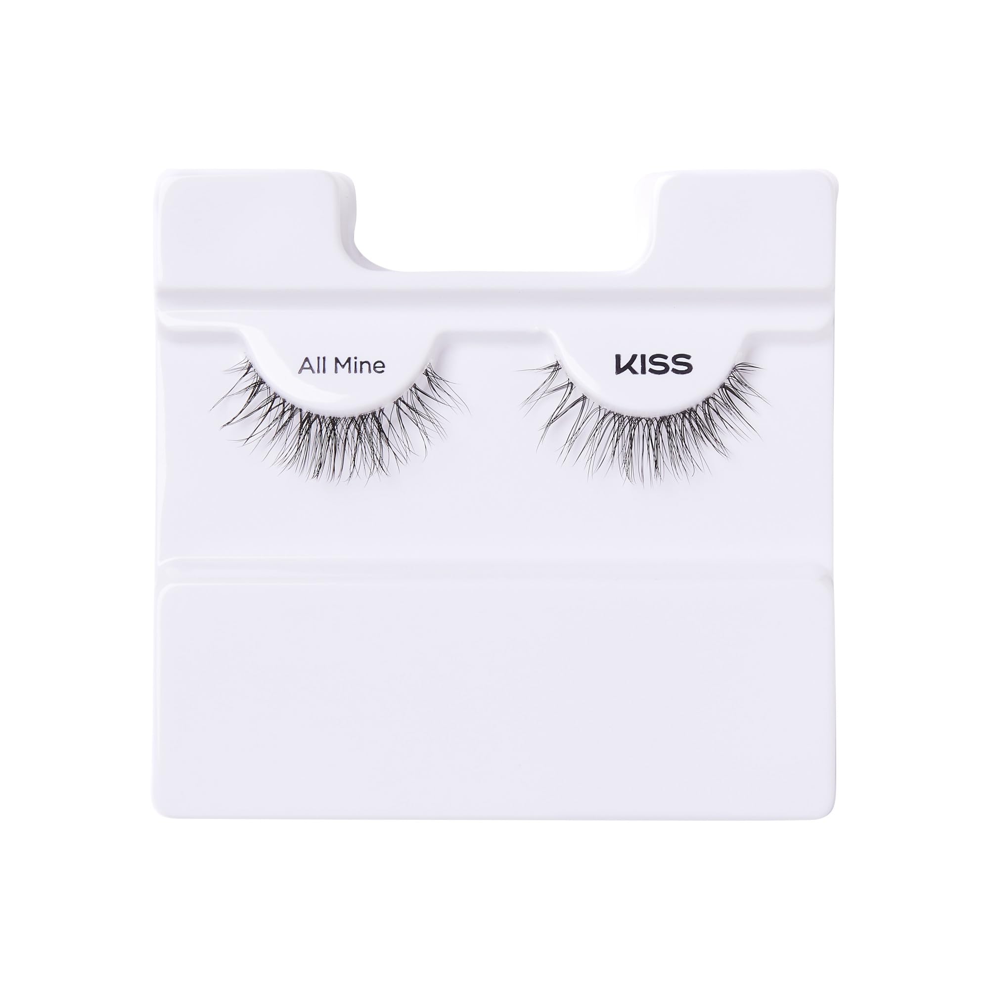 KISS Easy-application lashes designed to pair with adhesive.