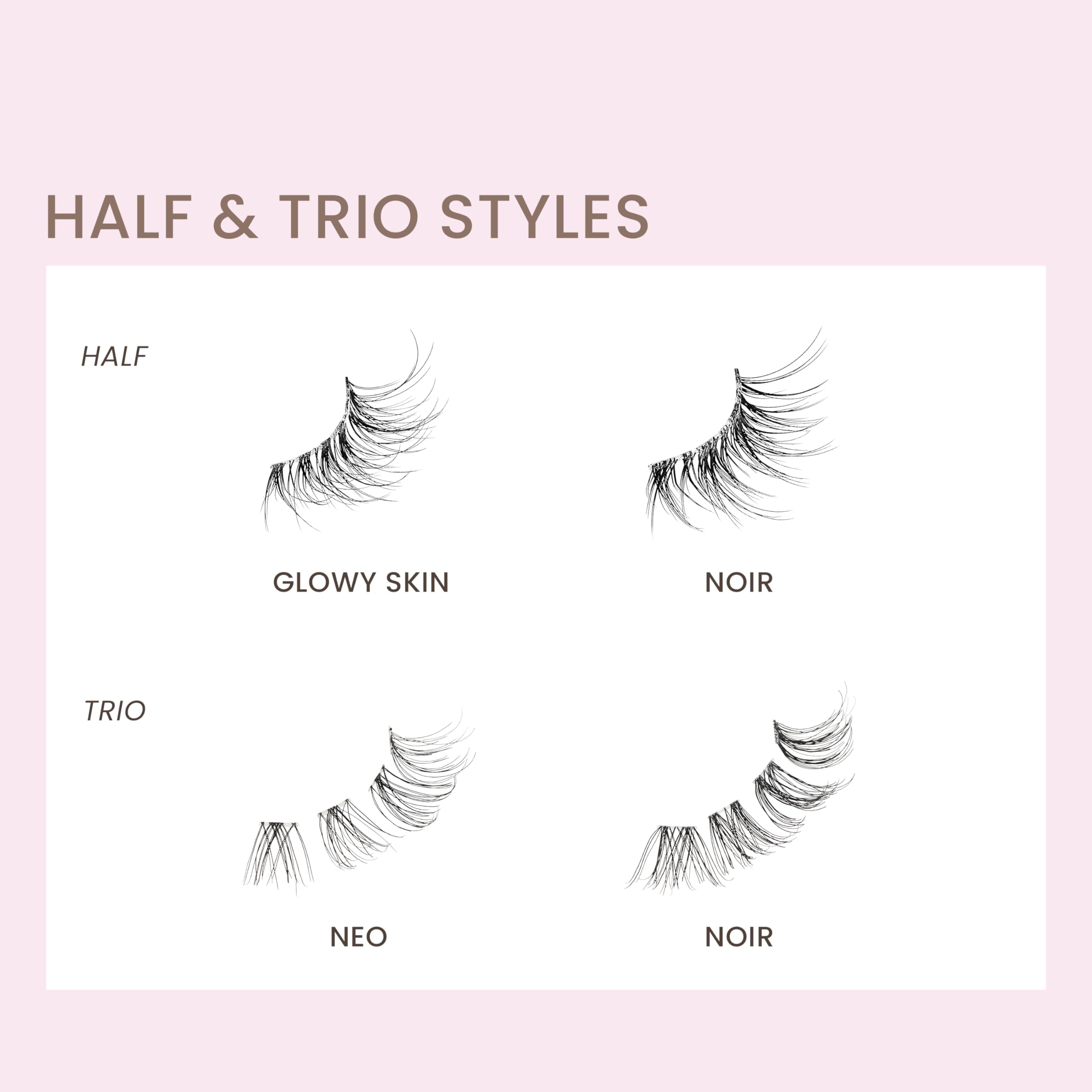 KISS Freckles lashes offer a delicate, eye-brightening definition.