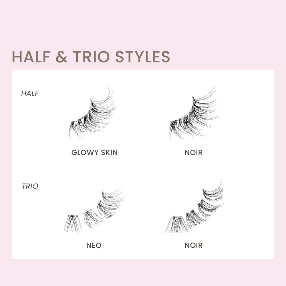 KISS Freckles lashes offer a delicate, eye-brightening definition.
