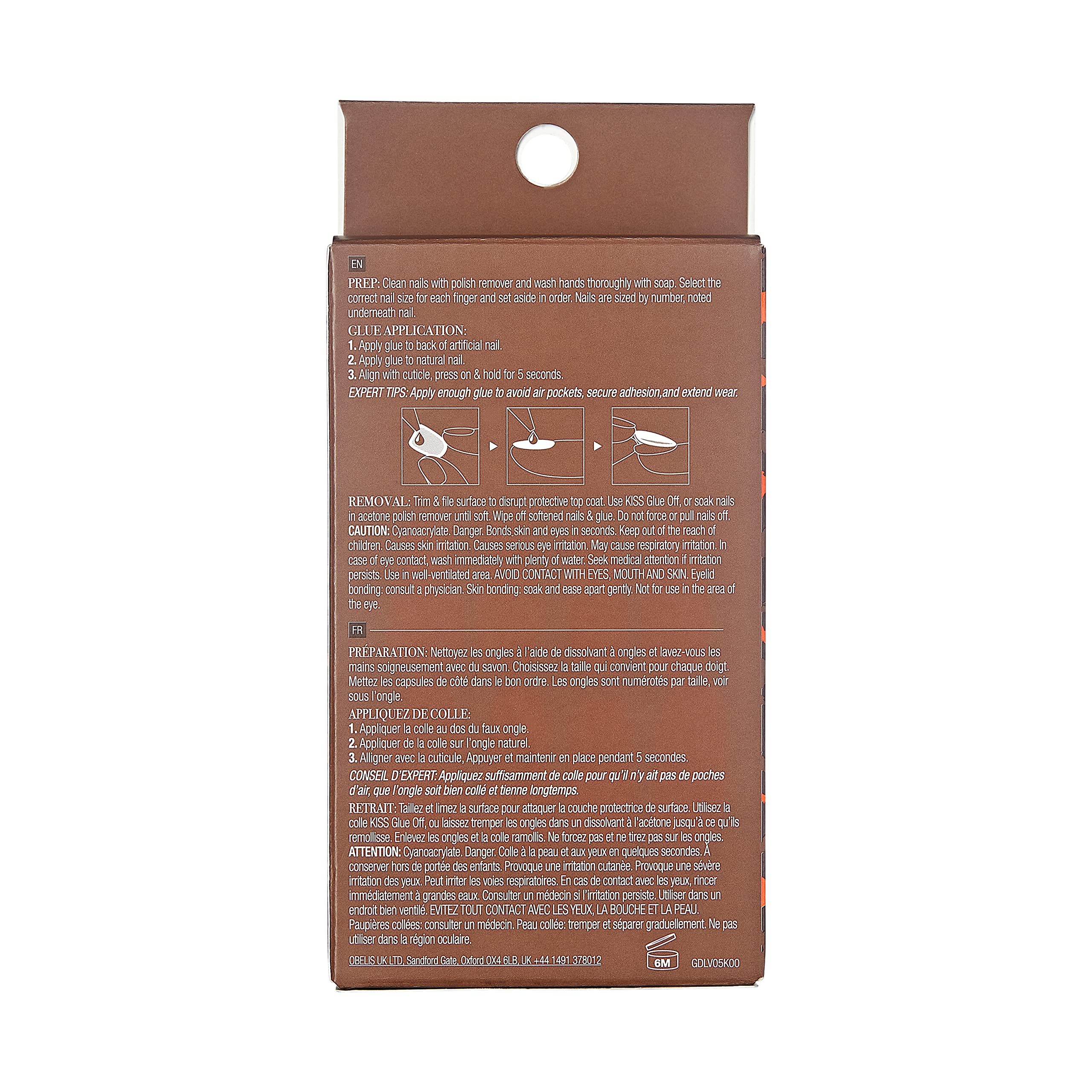 KISS Glue Off remover aids gentle, damage-free removal.