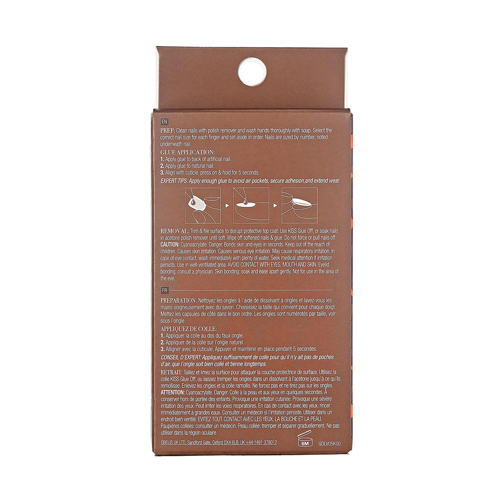 KISS Glue Off remover aids gentle, damage-free removal.