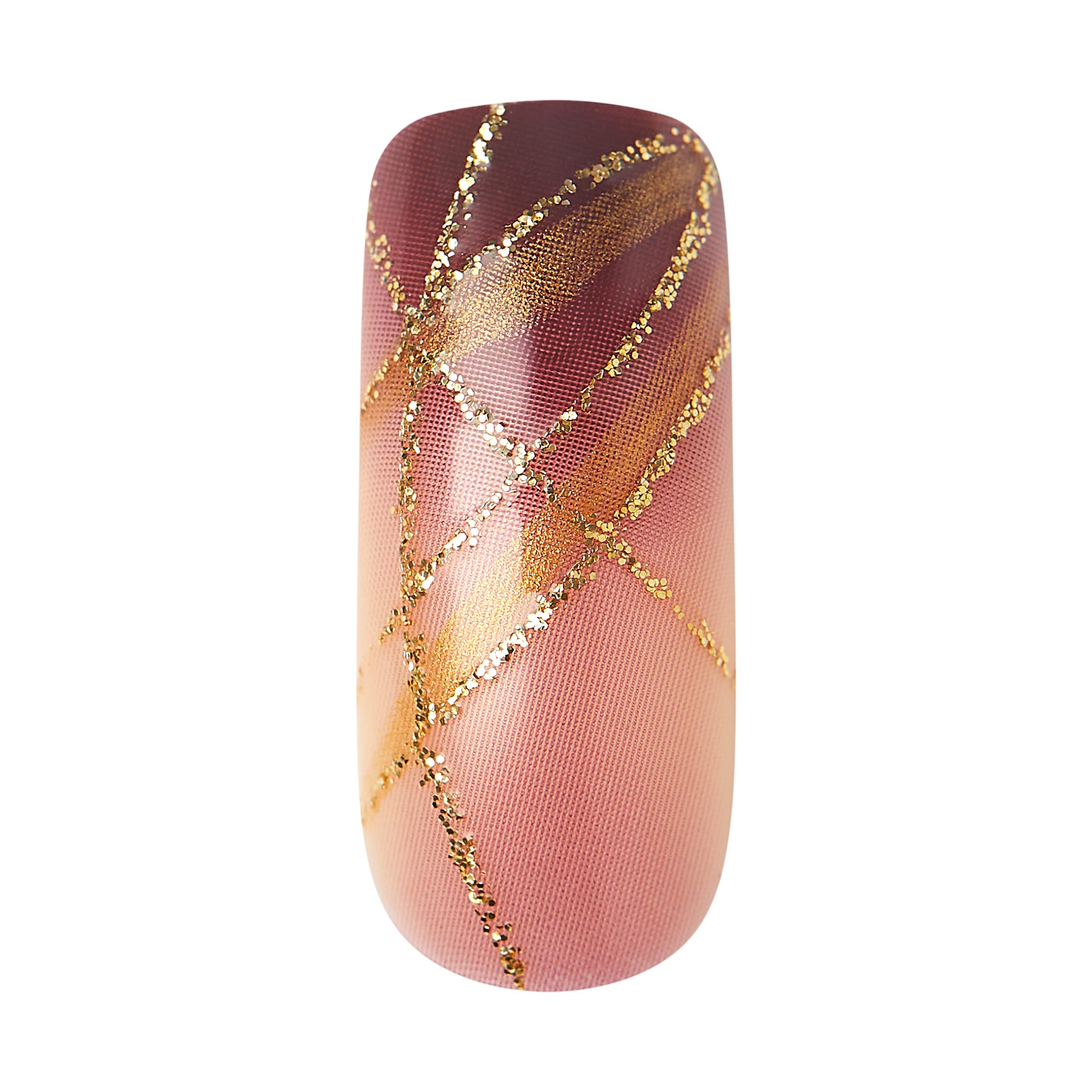 KISS Goldfinger mini glue included for secure adhesion.