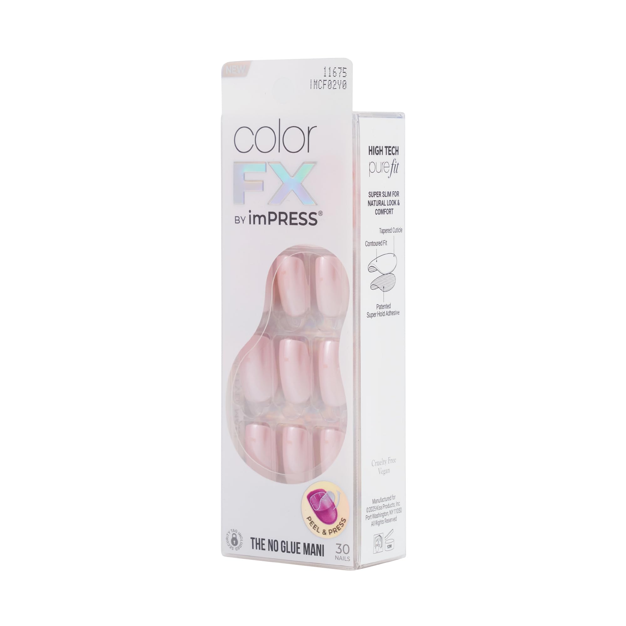 Acabado brillante de KISS Impress Color FX para un look moderno
