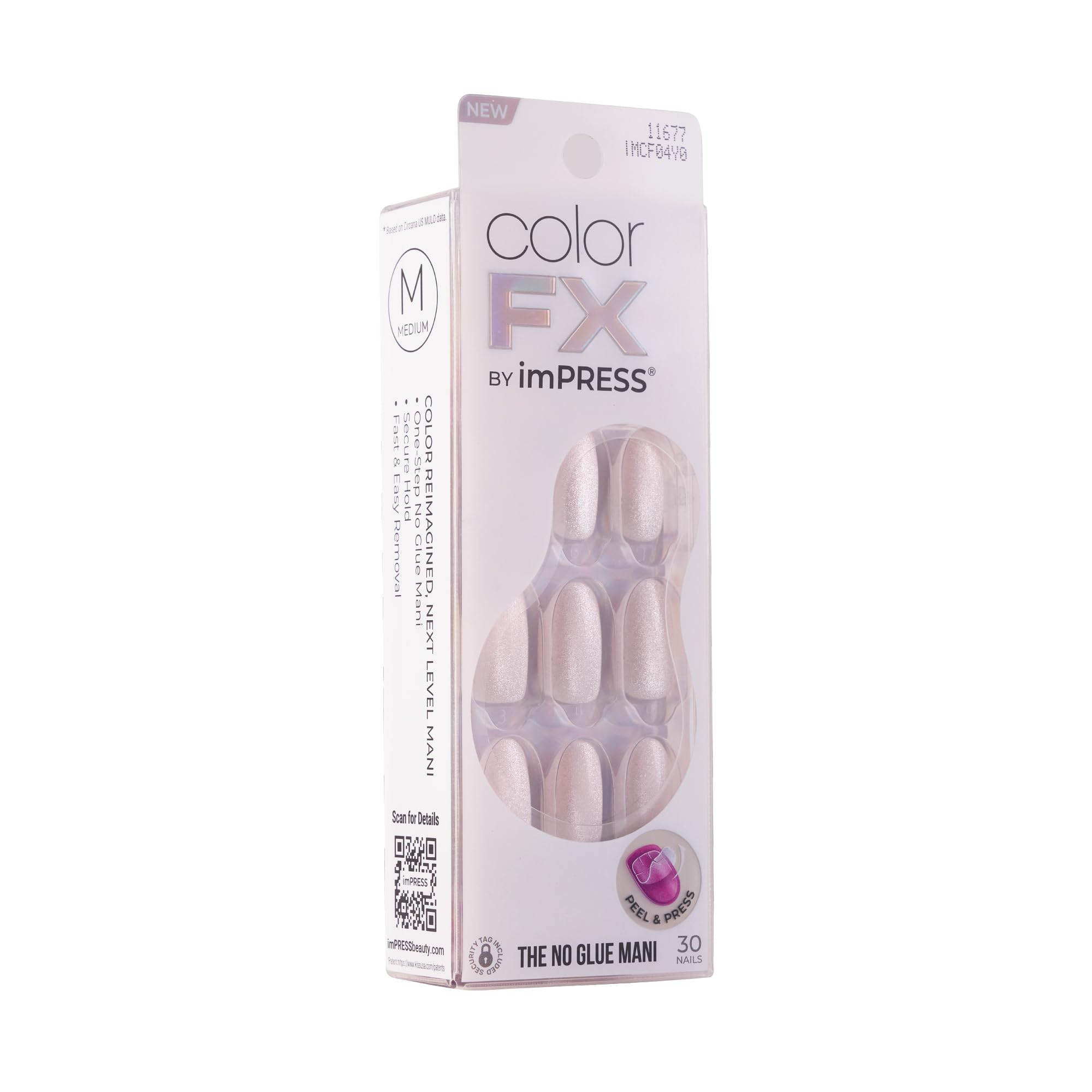 KISS Impress Color FX brillo duradero y resistente al agua