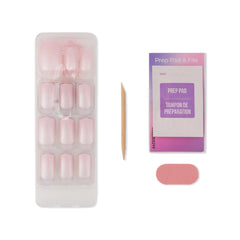 KISS Impress Color FX cromado metalico para uñas medias con brillo duradero