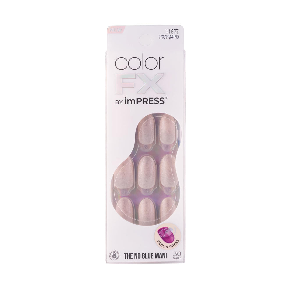 KISS Impress Color FX uñas medias para un look natural y equilibrado