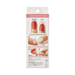 KISS ImPRESS kit completo con prep pad, lima y palillo para aplicación precisa.