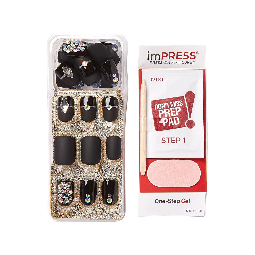 KISS imPRESS Lavish uñas para casa rapidas y efecto profesional