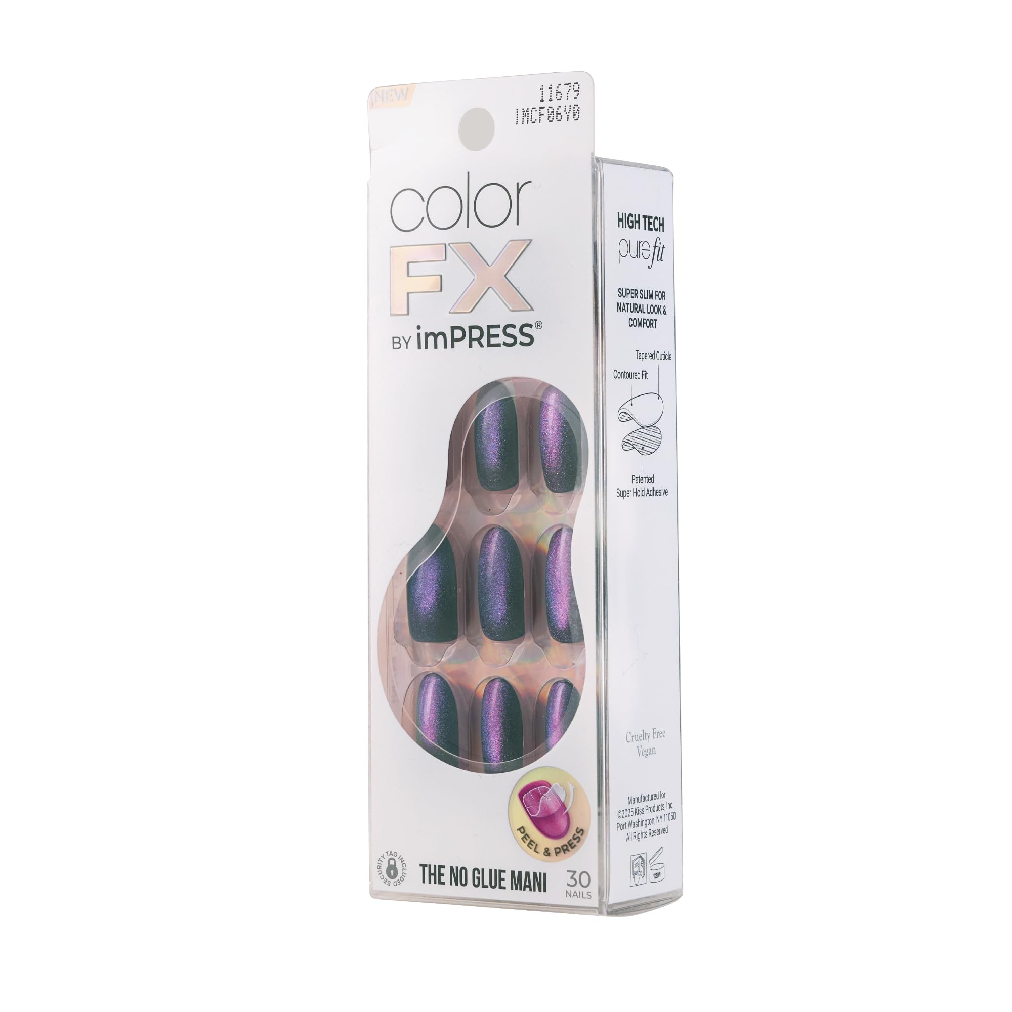 KISS imPRESS nails offer long hold for days of wear
