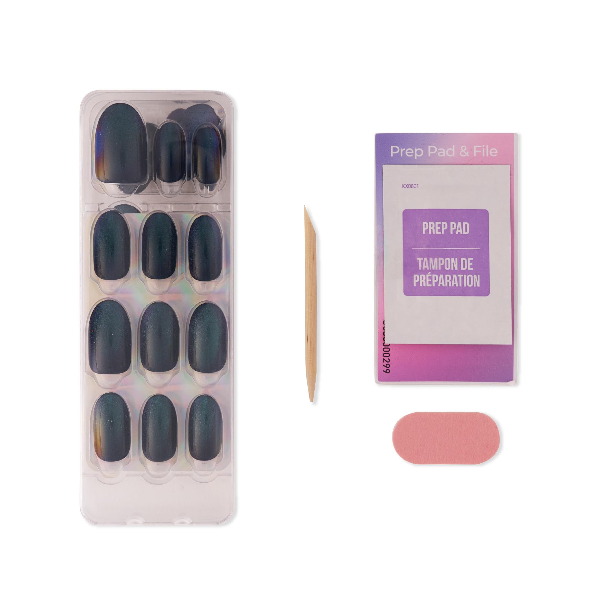 KISS imPRESS peel and press system for easy, glue-free wear