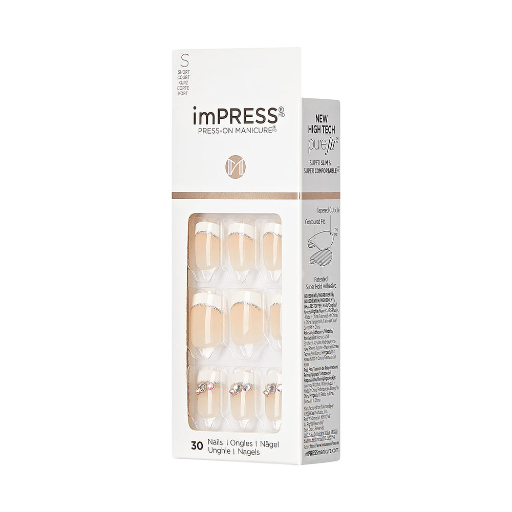 KISS imPRESS cuticle stick supports precise shaping and care.