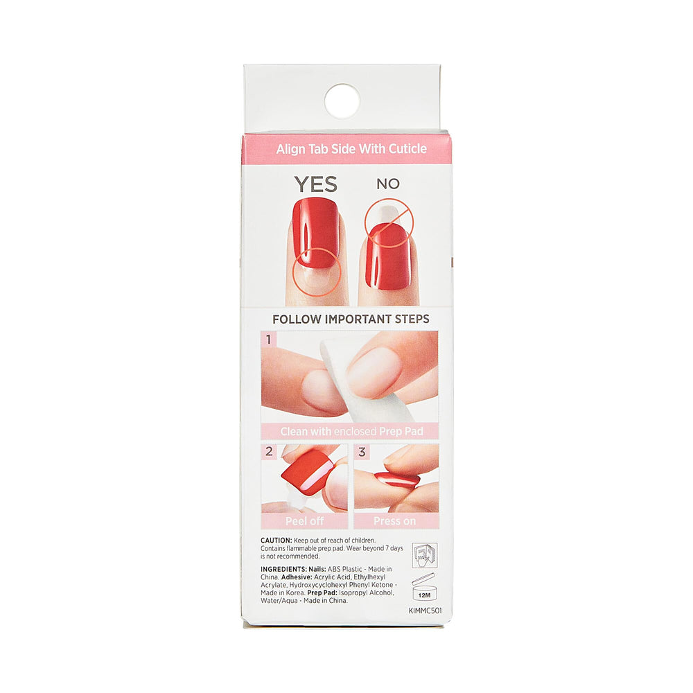 KISS imPRESS Candy Syrup se ajusta a tallas variadas para un look natural.