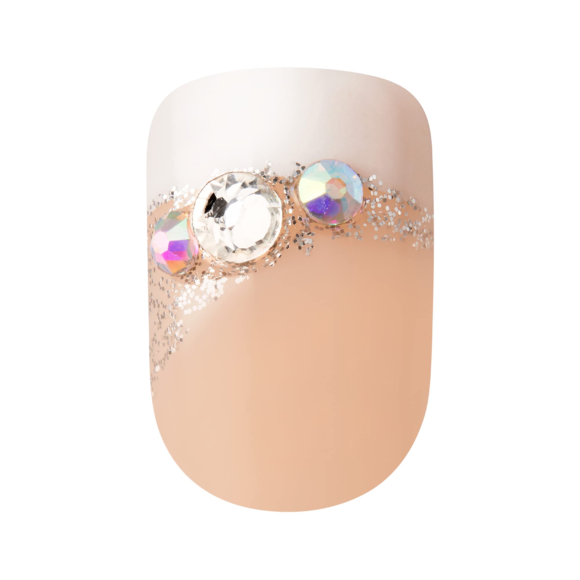 KISS imPRESS chip-proof, waterproof nails stand up to daily wear.