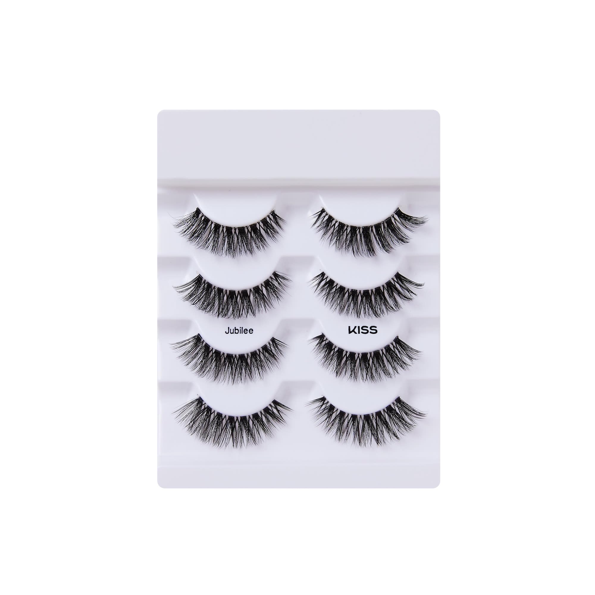 KISS Jubilee 10mm eco-friendly cruelty-free vegan lashes for guilt-free glam