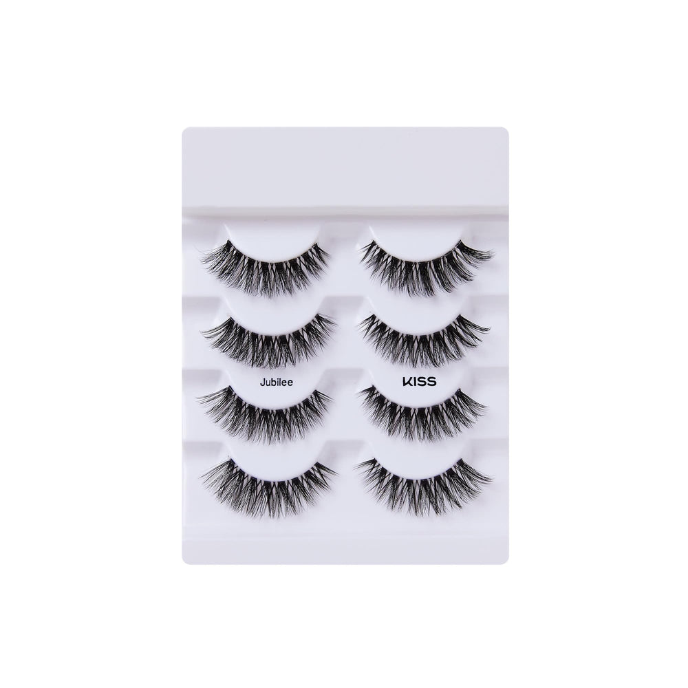 KISS Jubilee 10mm eco-friendly cruelty-free vegan lashes for guilt-free glam