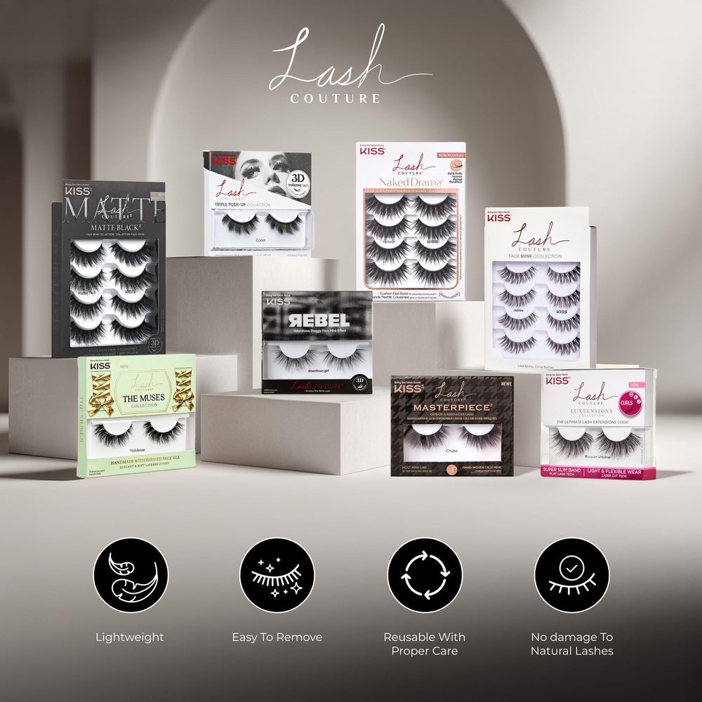 KISS Jubilee 10mm packaging shot highlighting four-lash multipack