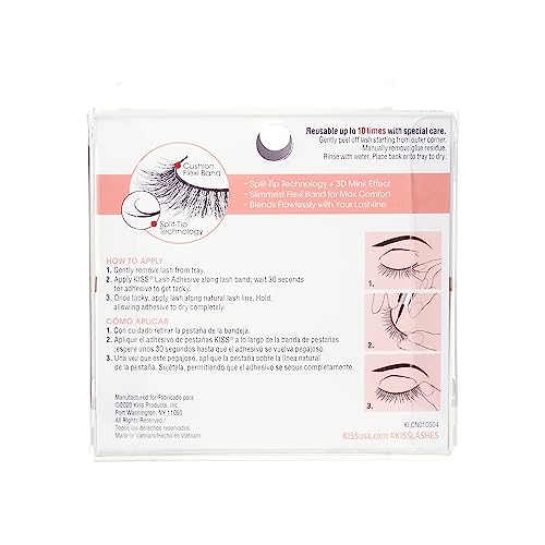 KISS Lash Couture Naked Drama Chiffon vegan cruelty-free option for daily wear