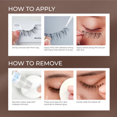 KISS Naked Drama 16mm synthetic lashes deliver full fluffy volume.