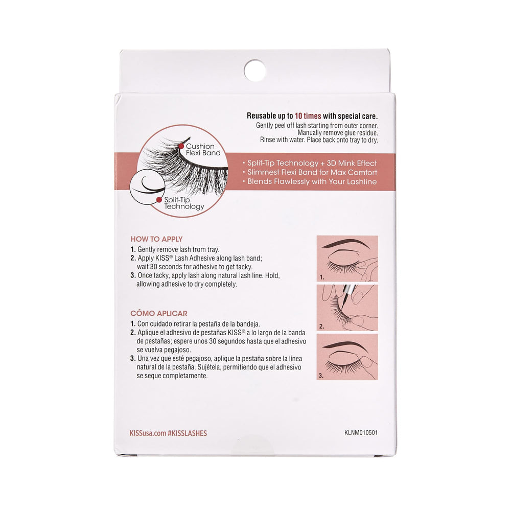 KISS Lash Couture Naked Drama pack includes four versatile pairs.