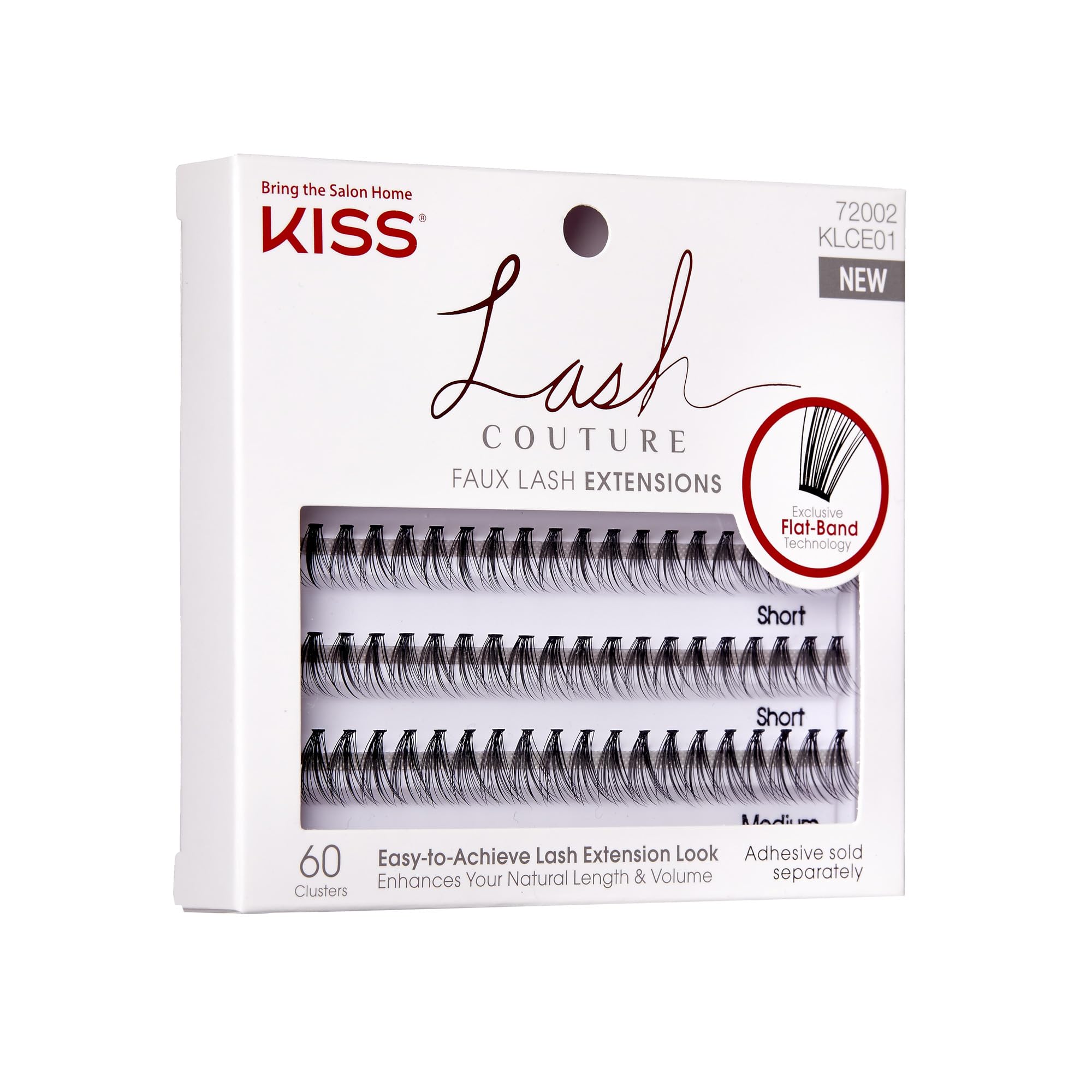 KISS Lash Couture Venus exclusive flat-band technology for easy wear.