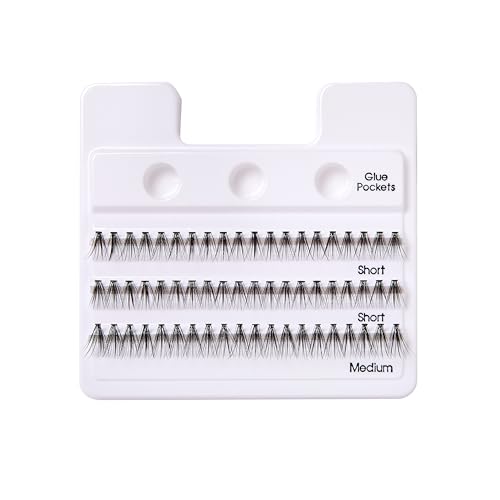 KISS Lash Couture Venus short clusters enable precise, lightweight DIY extensions.
