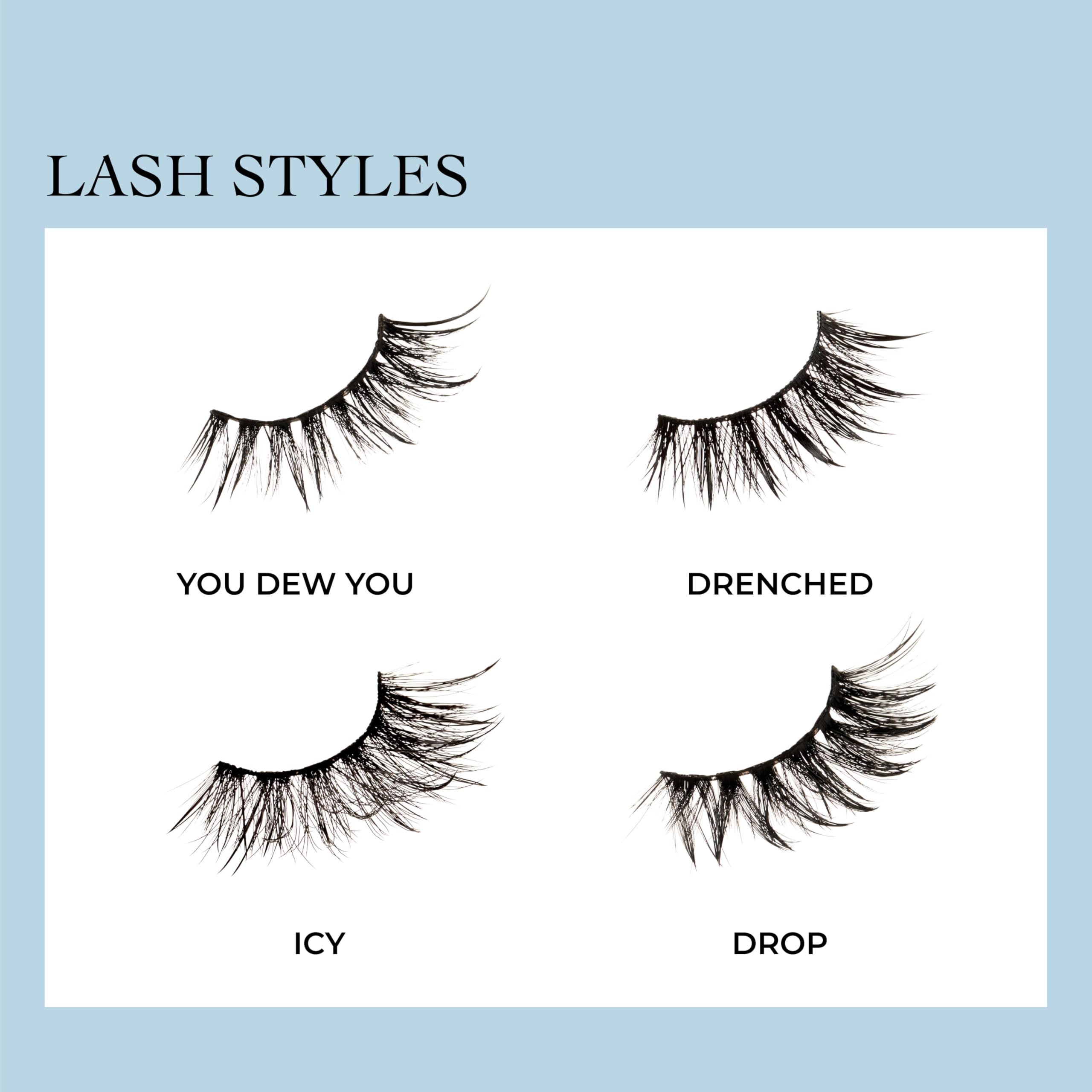 KISS Lash Drip crisscross pattern adds boosted volume and fullness.