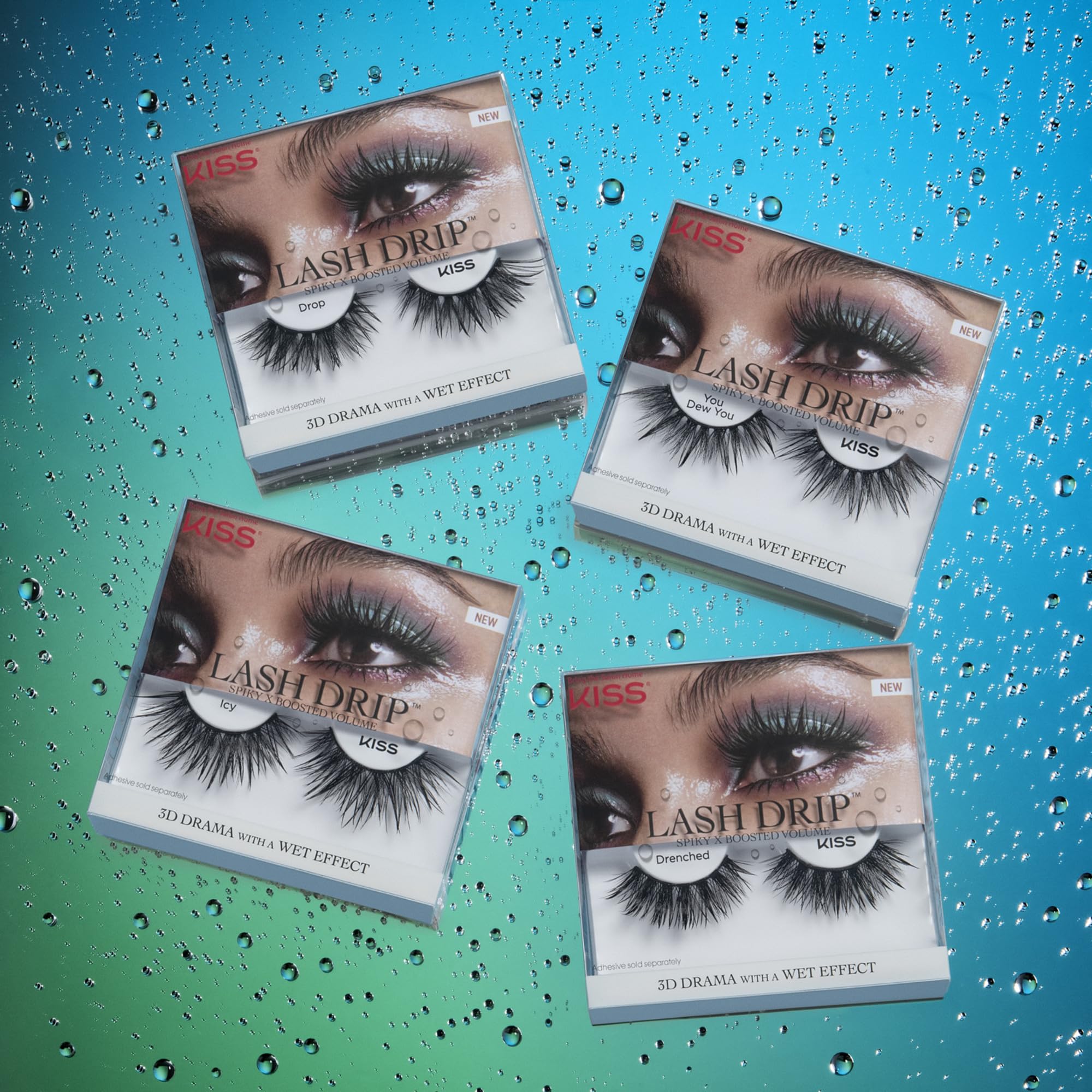 KISS Lash Drip reusable up to 10 times with proper care.