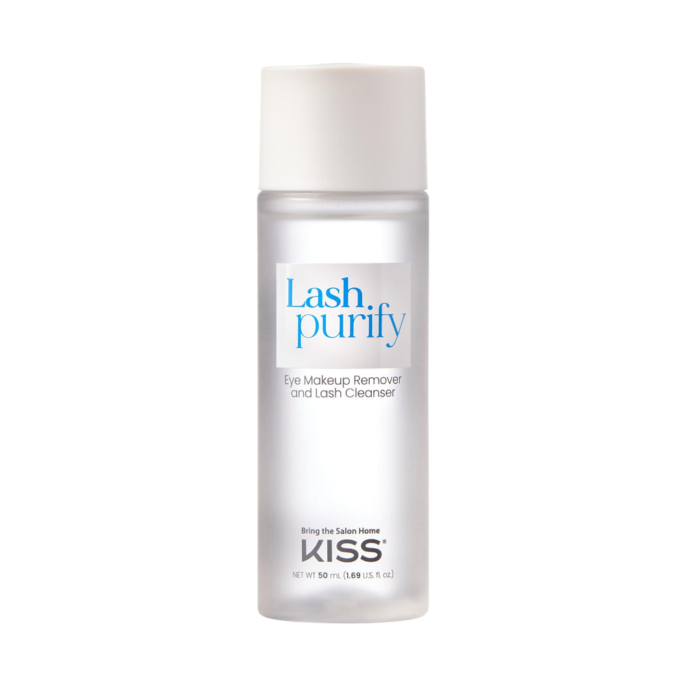 KISS Lash Purify, cuidado de pestañas falsas para mantener rizo y forma.