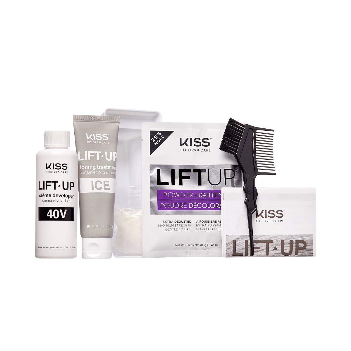 KISS Lift Up plastic gloves for clean, mess-free hair care.