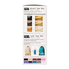 KISS Plex Serum bottle included to help protect hair during processing.