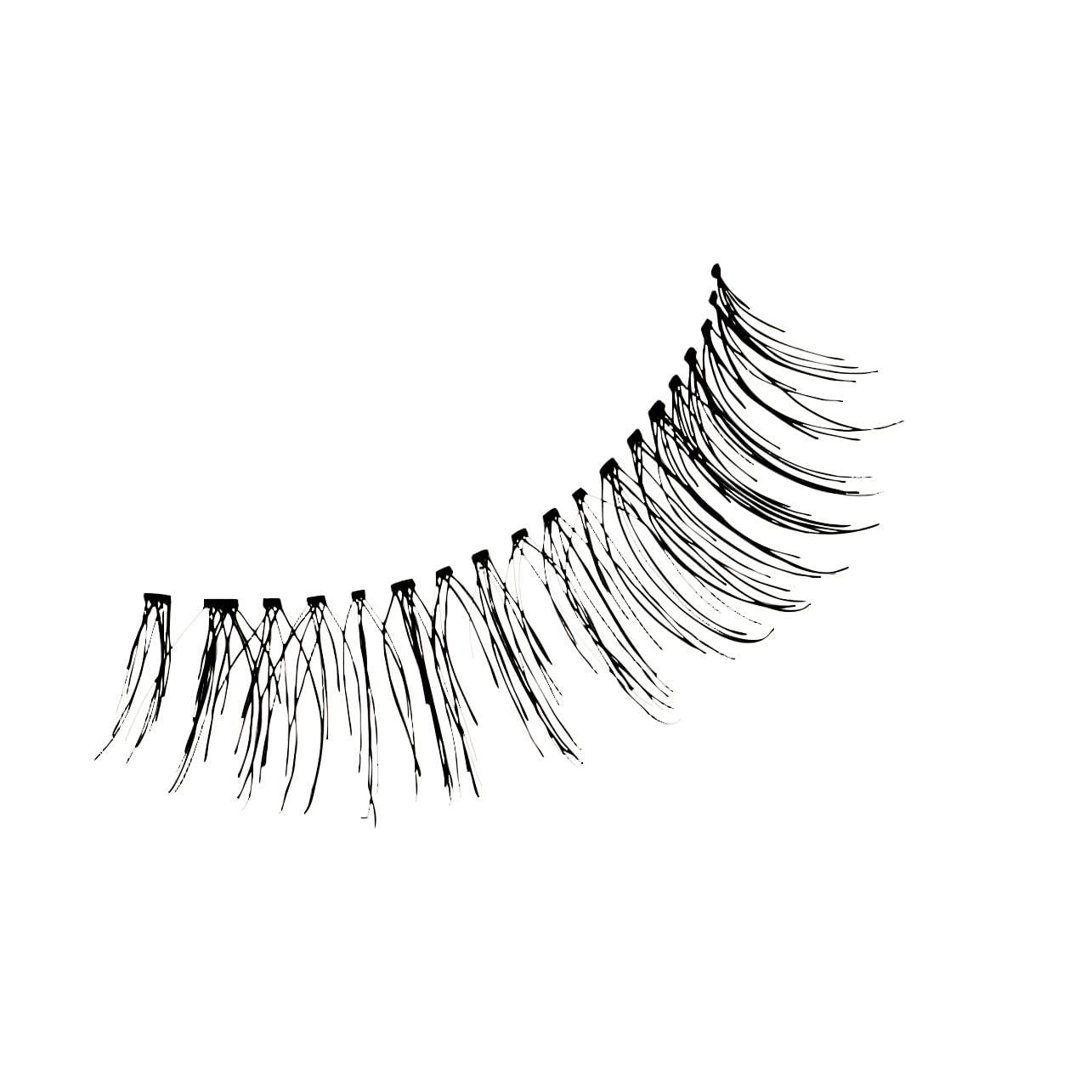 KISS Looks So Natural 03 100% human hair lashes for natural texture.