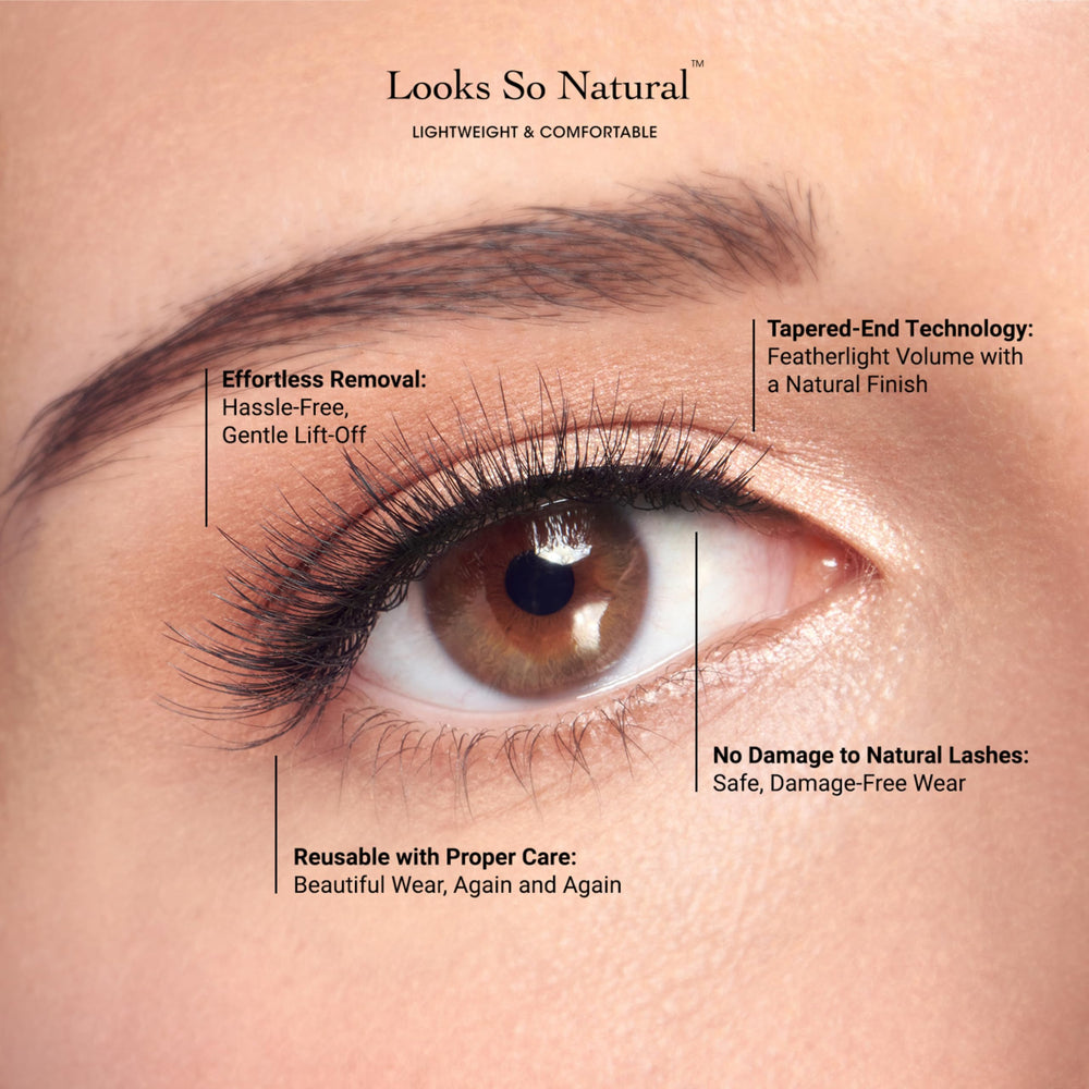 KISS Looks So Natural cruelty-free lashes for guilt-free daily wear