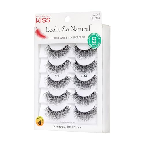 KISS Looks So Natural lightweight strip lashes feel barely there