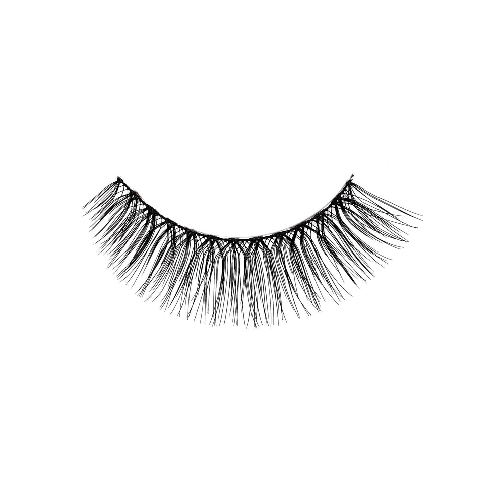 KISS Looks So Natural Shy 12mm vegan cruelty-free lashes for ethical beauty.