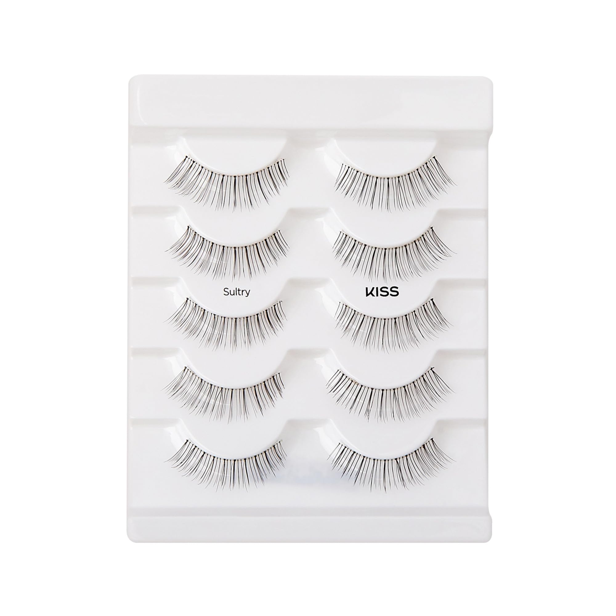 KISS Looks So Natural Sultry 12mm lashes glue not included.